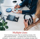 Verbatim Slimline - Unidad de CD \/ DVD USB 2.0, grabadora externa...