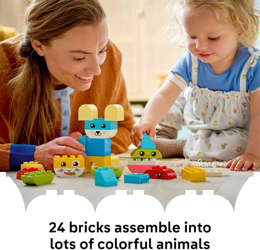 LEGO DUPLO My First 3 en 1 Creative Cute Pets Juguete de