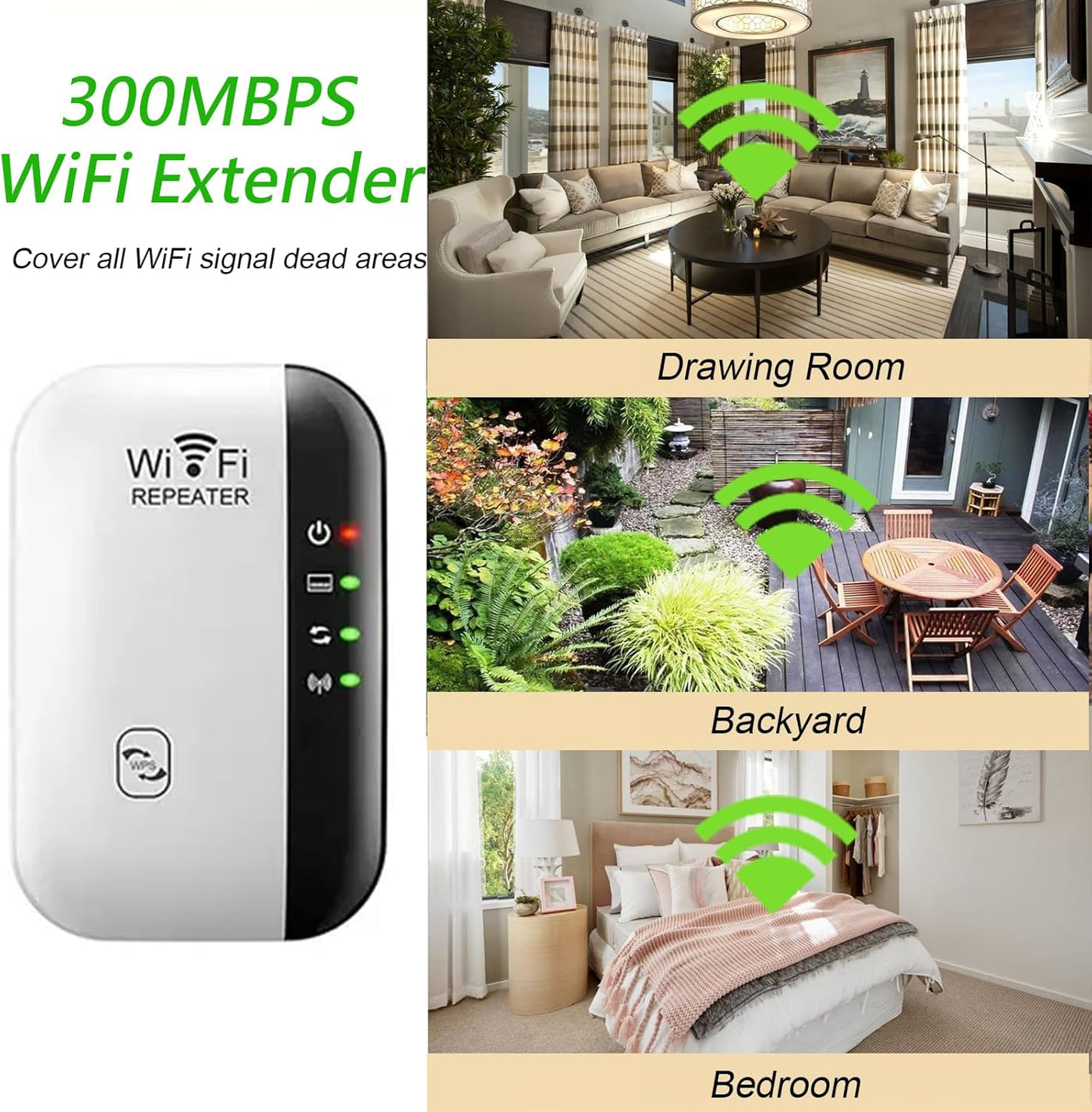 Amplificador de señal WiFi rápido para el hogar repetidor