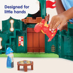 HappyLand Juego de castillo mágico – Juguete plegable de castillo para