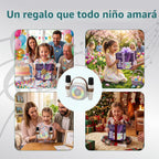 Máquina de karaoke para niños con 2 micrófonos inalámbricos, altavoz Bluetooth