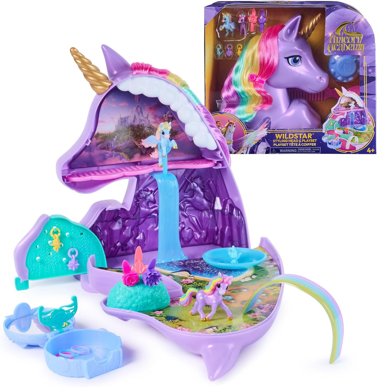 Unicorn Academy Wildstar - Cabeza, muñecas y juguetes de unicornio, a