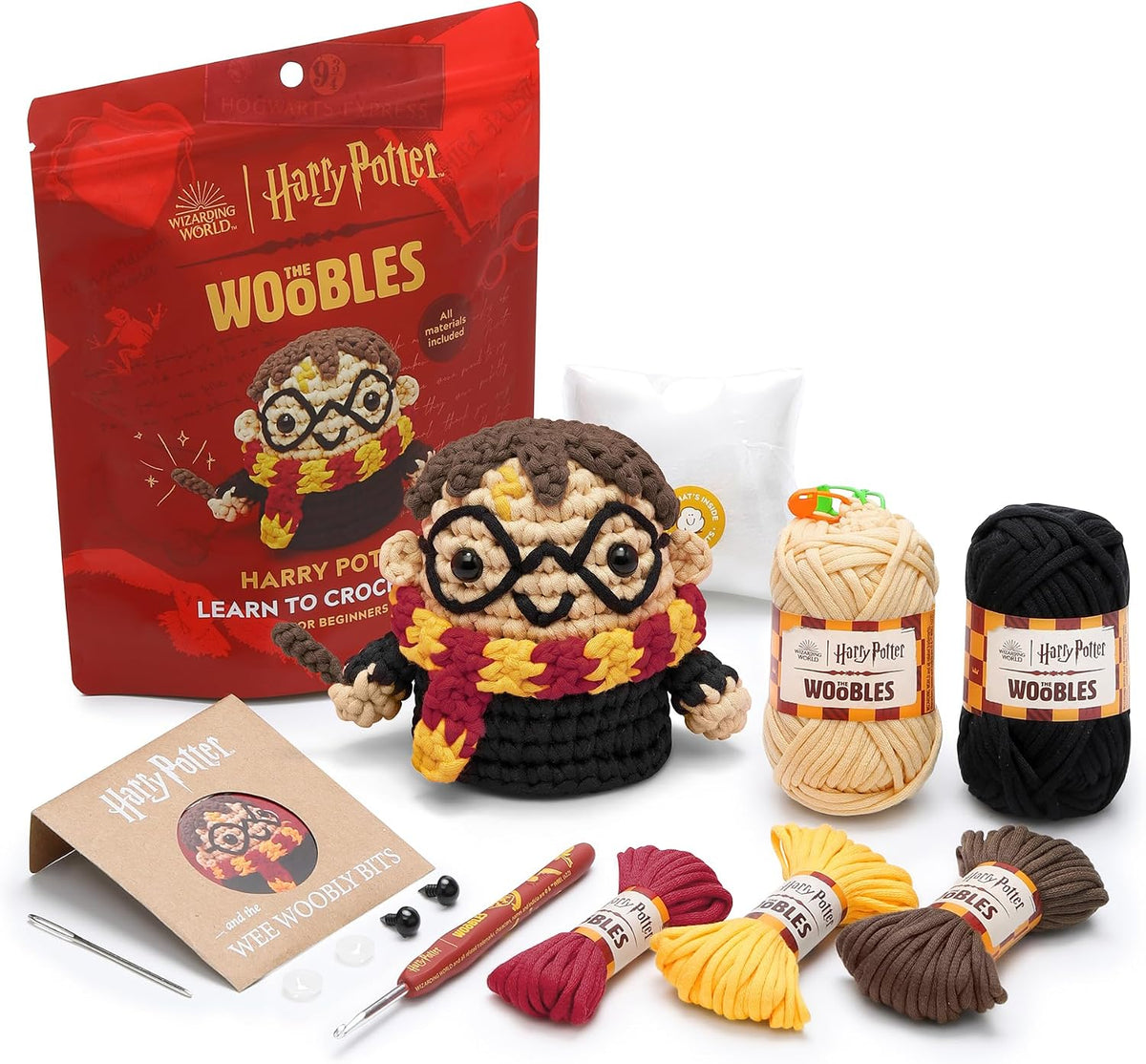 Kit de crochet The Woobles Harry Potter para principiantes