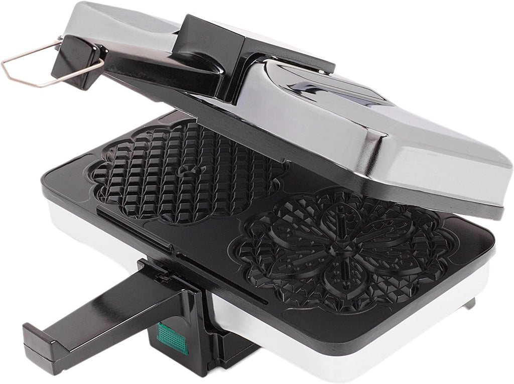 Máquina para hacer pizzellas de CucinaPro, Negro