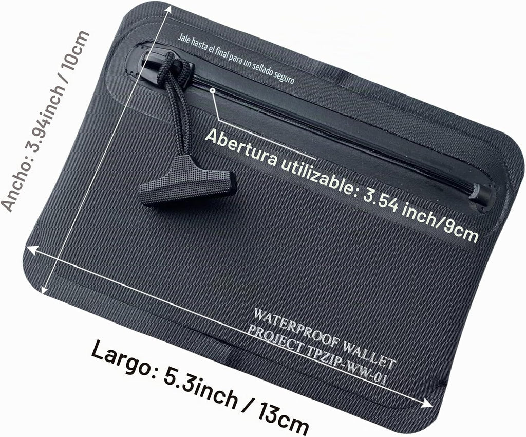 Billetera hermética de alta resistencia sumergible impermeable para llaves, tarjetas