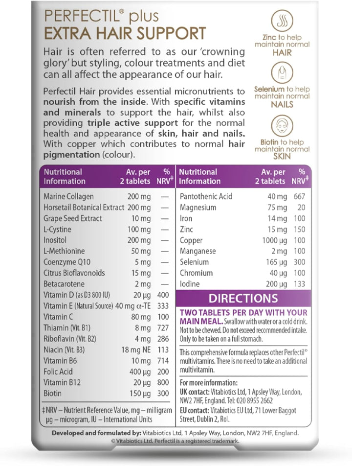 Perfectil Vitabiotics Multivitamínico | Fórmula para el crecimiento...