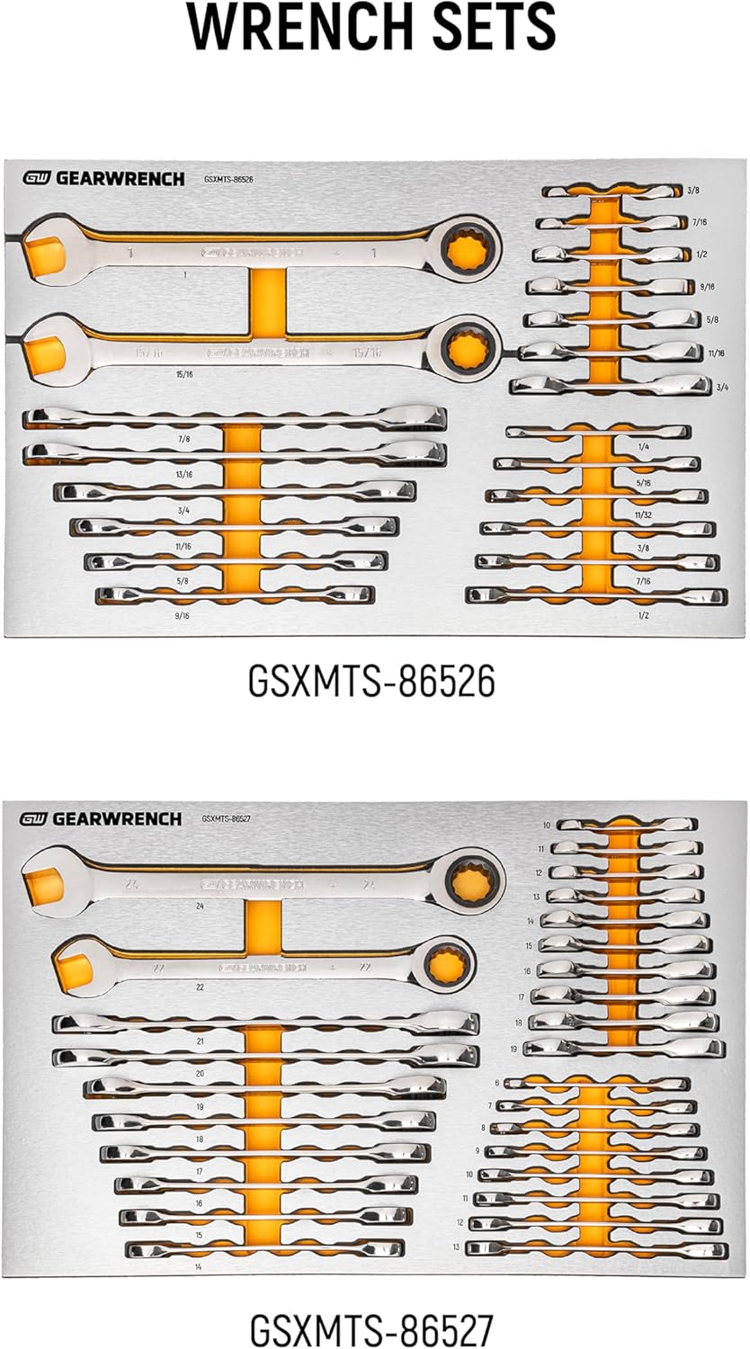 GEARWRENCH Juego de 1024 herramientas maestras de mecánica en bande...