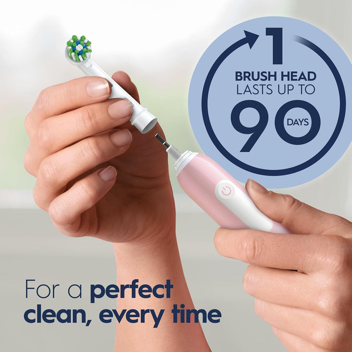 Oral-B Cepillo de dientes eléctrico recargable Pro 1000, color rosa