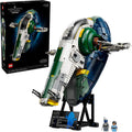 LEGO Star Wars Nave Estelar Clase Firespray de Jango Fett Set de Construcción para Adultos - Kit de Modelo Coleccionable El Ataque de los Clones y Decoración de Habitación - Idea de Regalo DIY para