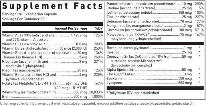 Douglas Laboratories Ultra Preventive 1 Daily | Suplemento multivit...