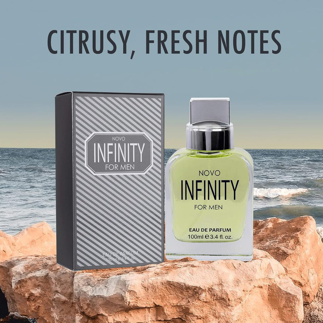 NovoGlow Novo Infinity para Hombre - 3.4 Onzas Líquidas Eau De Parf...