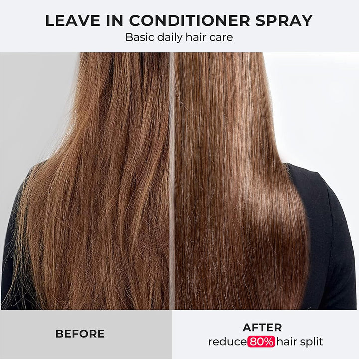 TYMO Spray protector de calor para el cabello + cepillo alisador de...