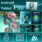 Tableta de 13 pulgadas con teclado, tableta Android 16, expansión d...