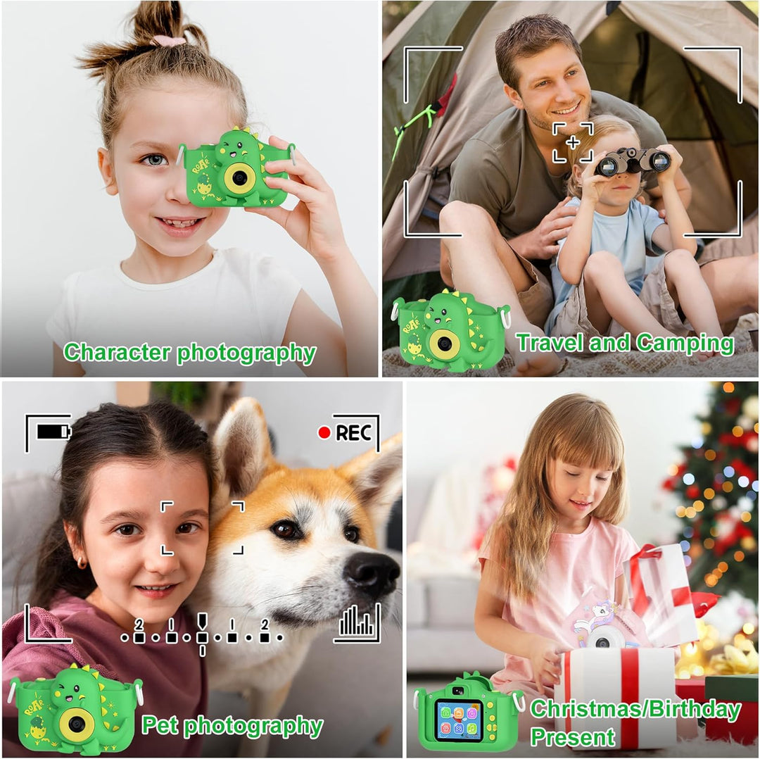 Contixo KC3A - Cámara digital para niños, cámara infantil de 1080P...
