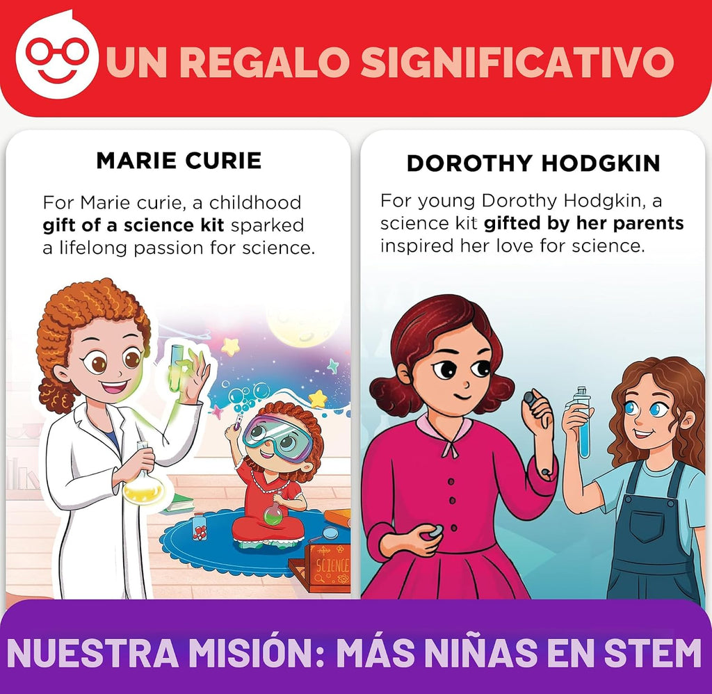 Doctor Jupiter Kit de primeros experimentos científicos para niñas a partir