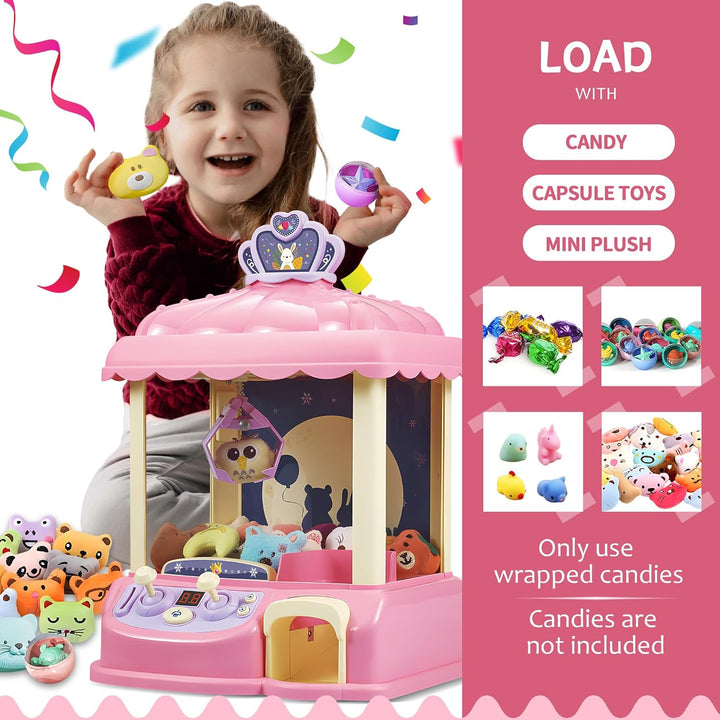 ROHSCE Máquina de garras para niños, juguetes para niñas de 8 a 13...