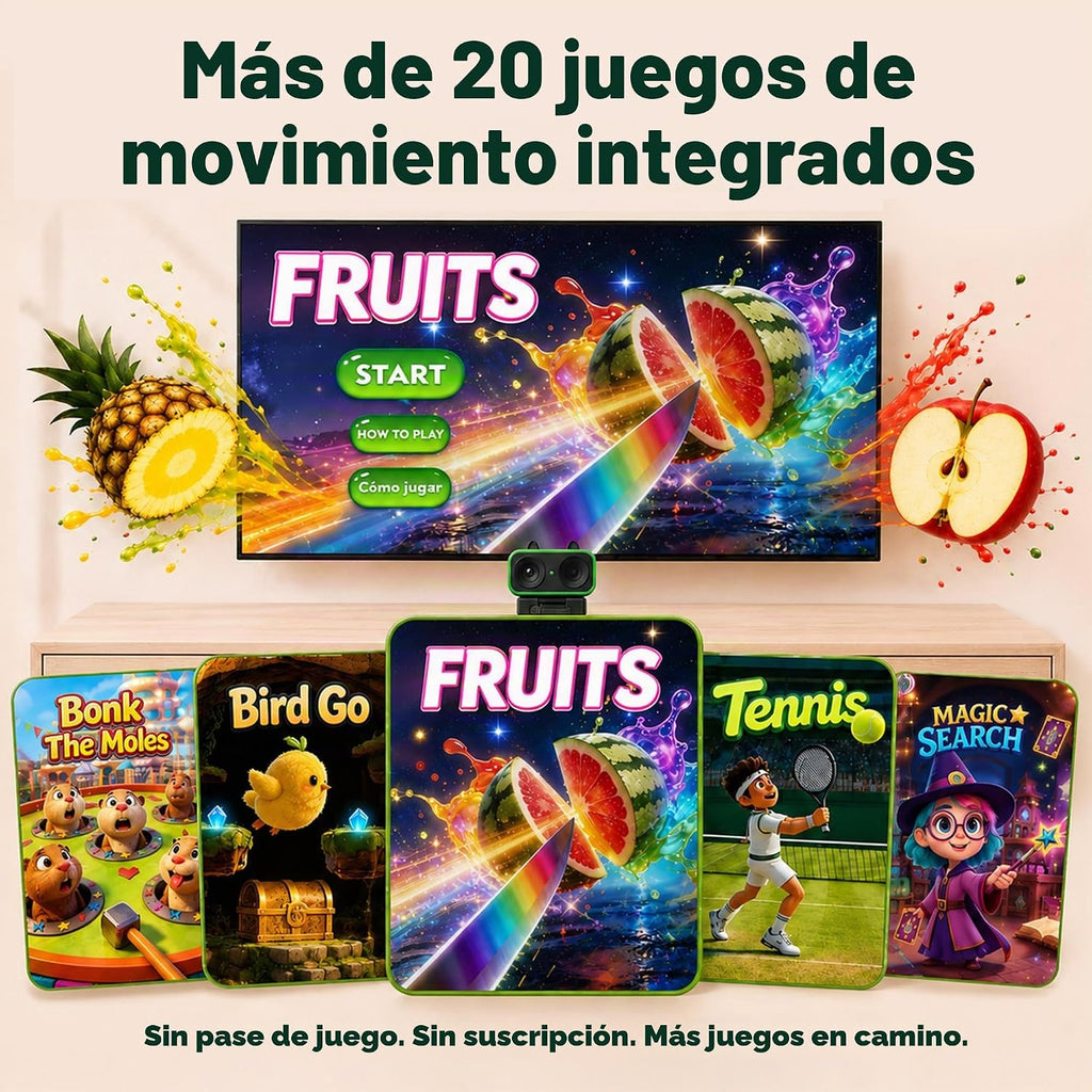 Consola de videojuegos de movimiento, sistema de juego activo para