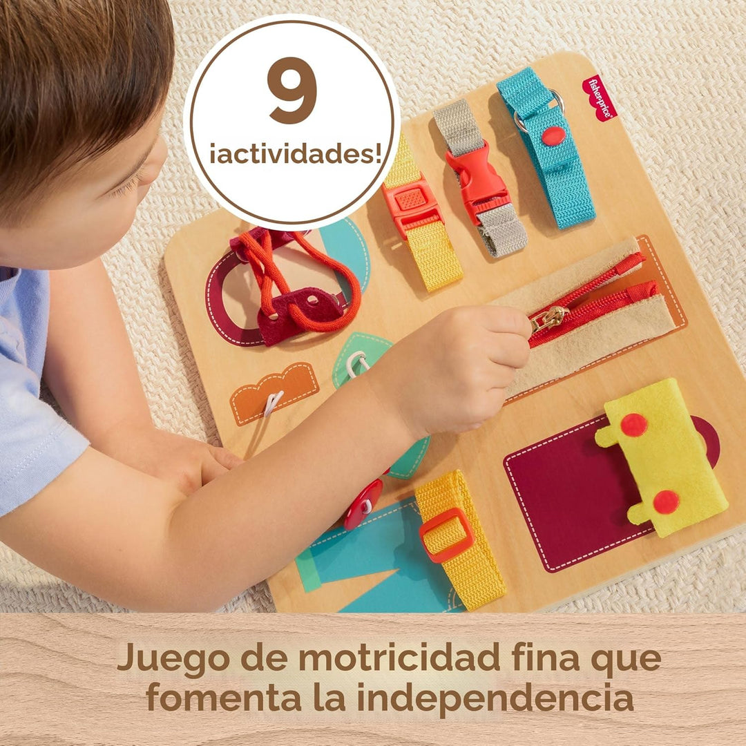 Fisher-Price Tocador de juguete Montessori de madera sello