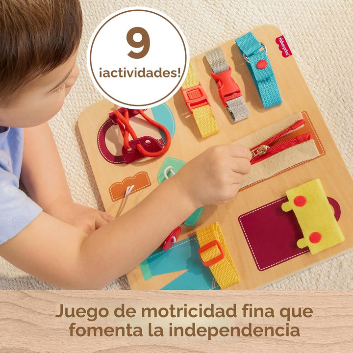 Fisher-Price Tocador de juguete Montessori de madera sello