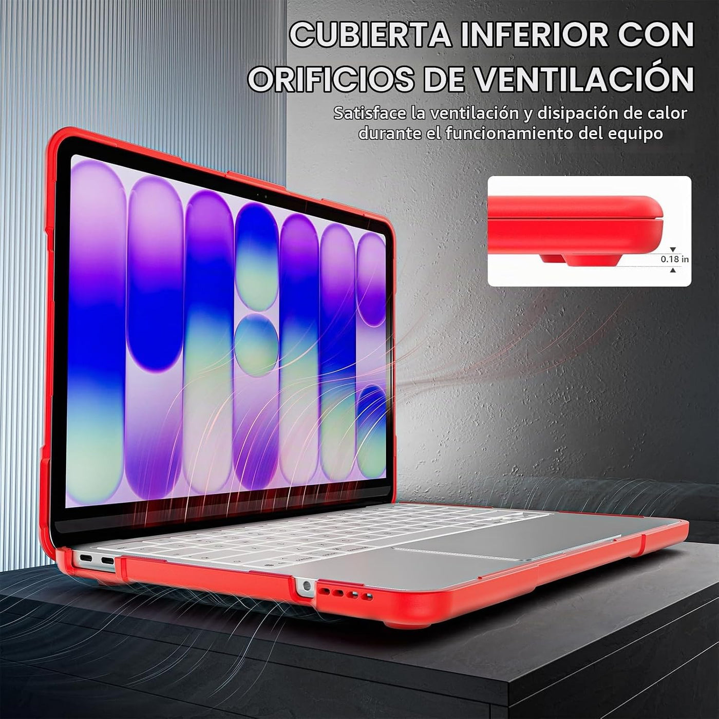 Batianda Funda resistente para MacBook Neo de 13 pulgadas, versión...