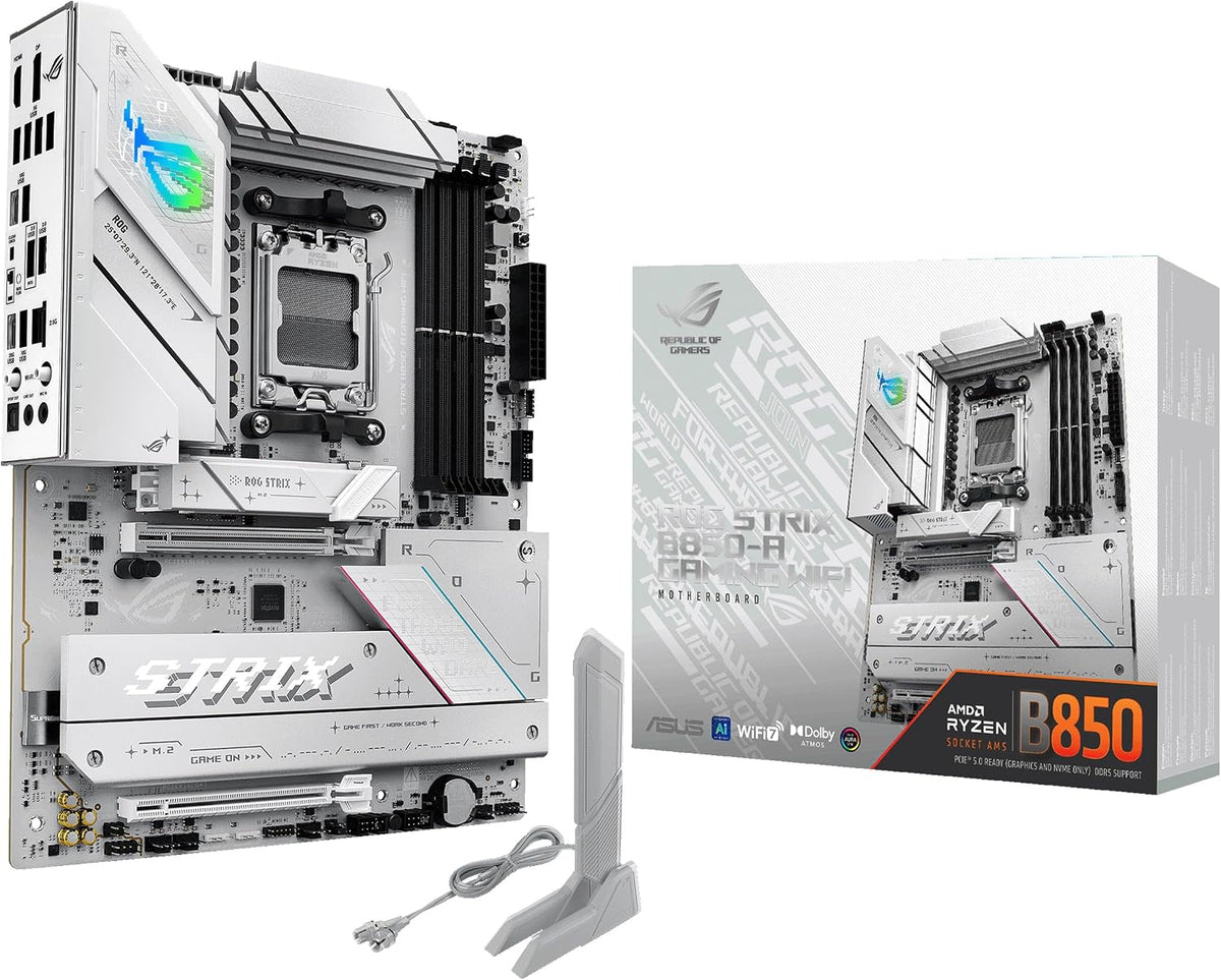ASUS ROG Strix B850-A Gaming WiFi AMD AM5 B850 ATX Placa base 14+2+...
