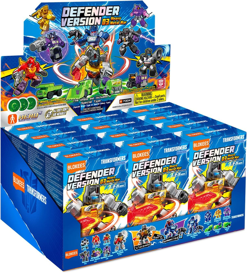 BLOKEES Transformers Defensor Versión 03 Guerra de Metales