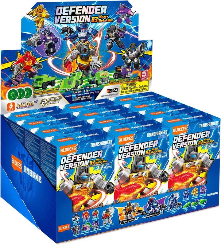 BLOKEES Transformers Defensor Versión 03 Guerra de Metales
