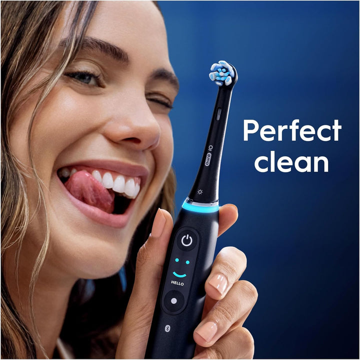 Oral-B Ultimate Clean - Juego de 8 cepillos de repuesto de color bl...