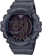 Casio Illuminator AE1500WH Series | Batería de 10 años | Retroiluminación LED | 5 alarmas | Cronómetro de 1/100 segundos | Reloj digital para hombre