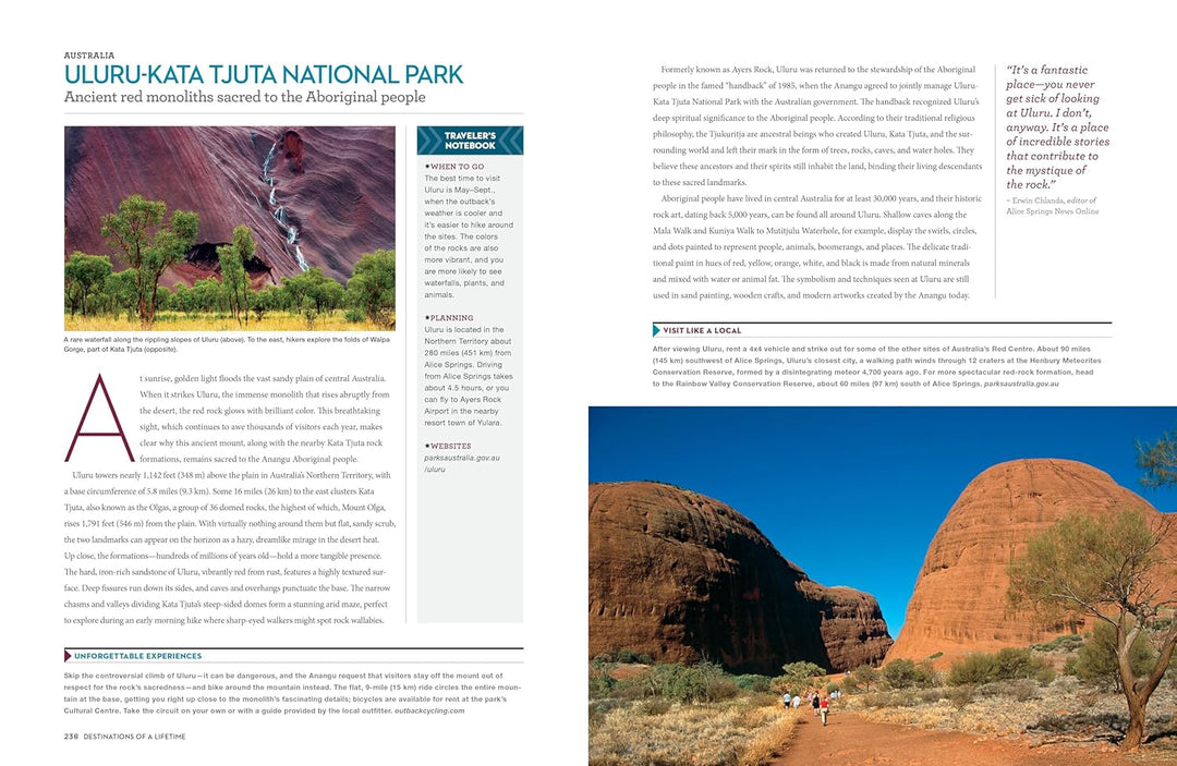 [By National Geographic ] Destinos de toda una vida: 225 de los lugares más increíbles del mundo (Tapa dura)【2018】por National Geographic (Author) (Tapa dura)