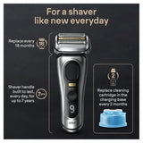 Braun Afeitadora eléctrica Series 9 PRO+, kit de afeitado con 5 ele...