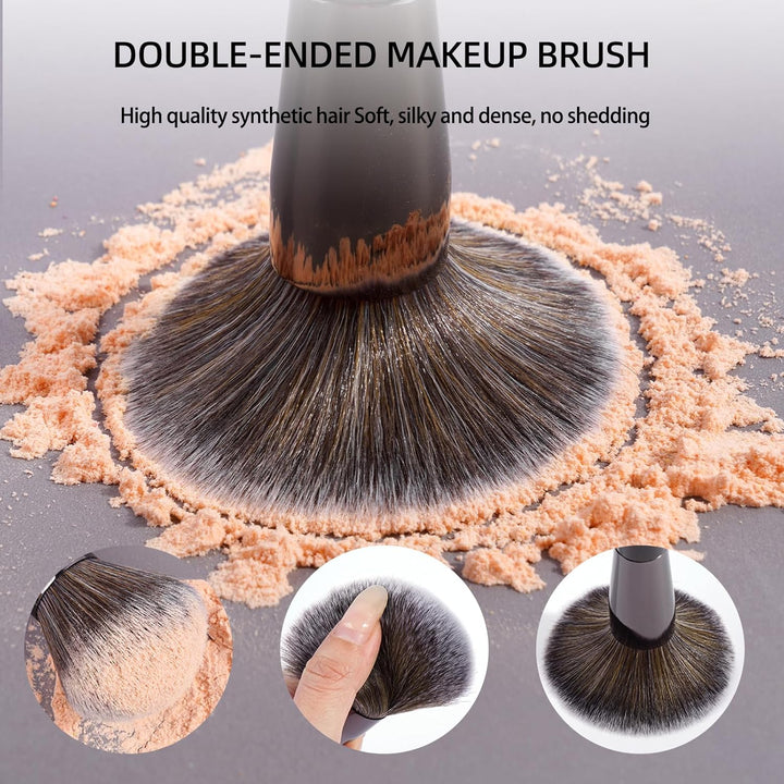 MAANGE 20 brochas de maquillaje con caja de regalo, brochas de maqu...