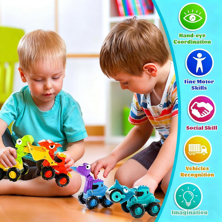 Snugzy Press to Go - Juguetes de coche para niños pequeños de 1 a 3...