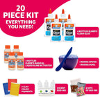 Kit de Slime Fruity Fusion de Elmer's, Incluye Elmer's Clear Glue, Activador Mágico de Slime Líquido, Pigmentos de Arcilla para Color, Aromas, Tazón para Mezclar, Cuchara, Kit de 20 Piezas