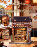 CUTEBEE Kit Book Nook, Casa en Miniatura DIY Izakaya Japonés para Adultos