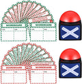 Syhood Juego de cartas navideño con 2 zumbadores de respuesta, noche de juego de preguntas familiares de Navidad, actividades divertidas de fiesta para adultos, oficina, aula, grupo grande y
