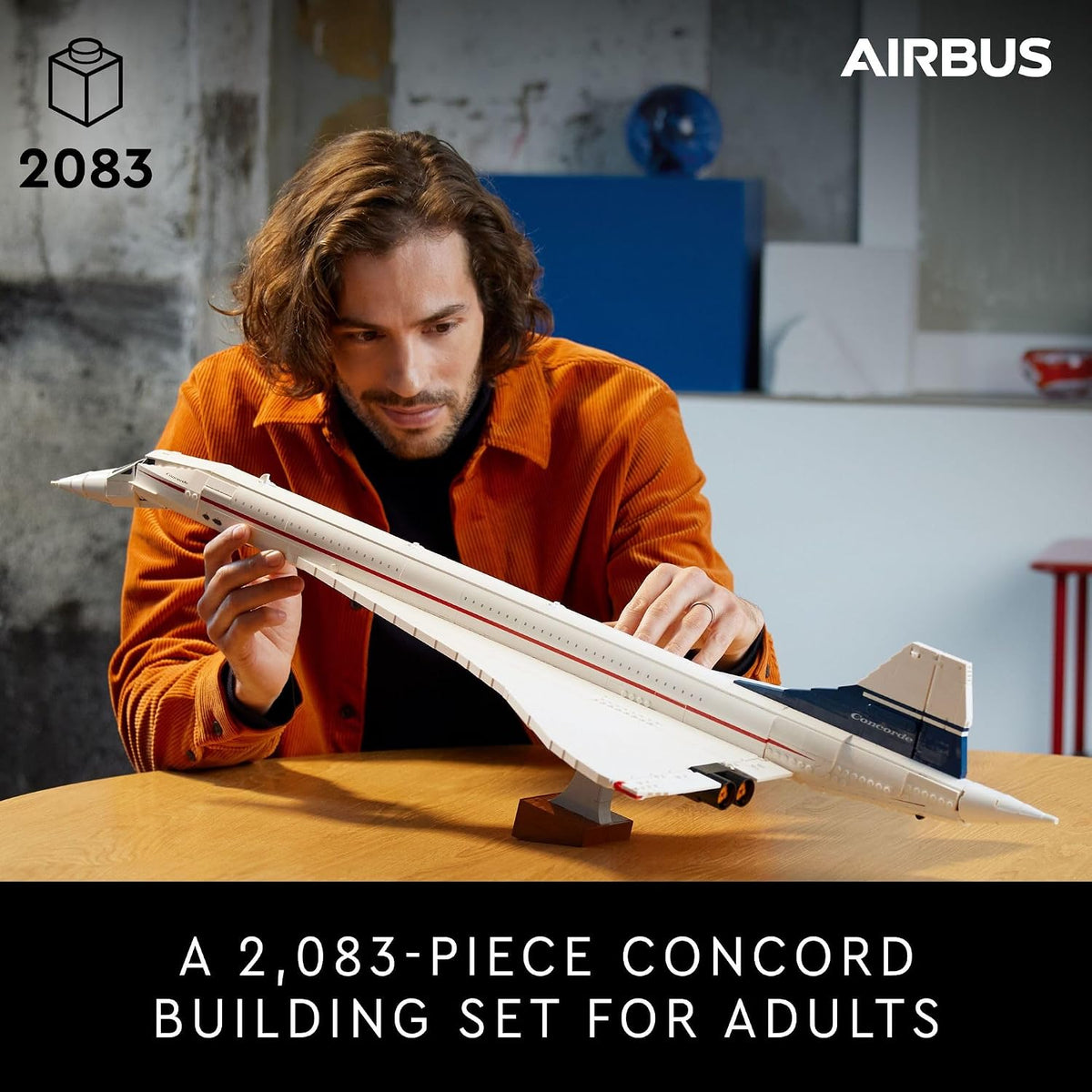 LEGO Iconos 10318 - Airbus Concorde, Blanco