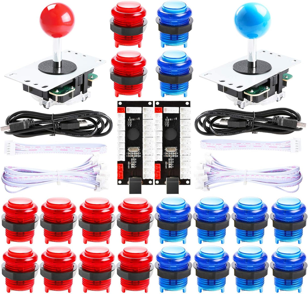 Hikig 2 Player led arcade buttons and joysticks DIY kit 2x