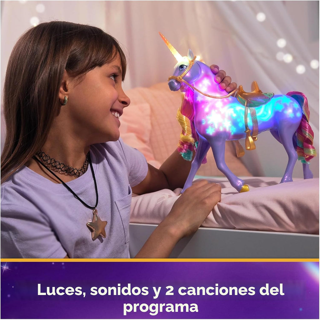 Unicorn Academy Estrella silvestre iluminada, muñecas y juguetes de
