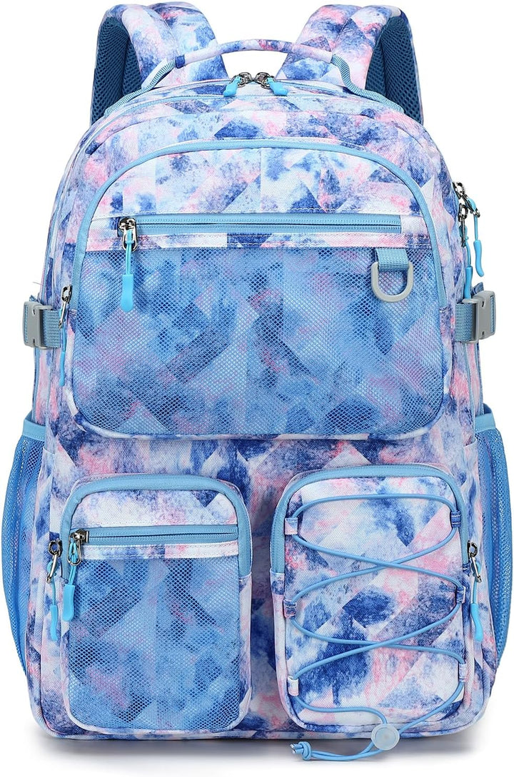 Lohol Mochila de día resistente al agua con múltiples bolsillos par...