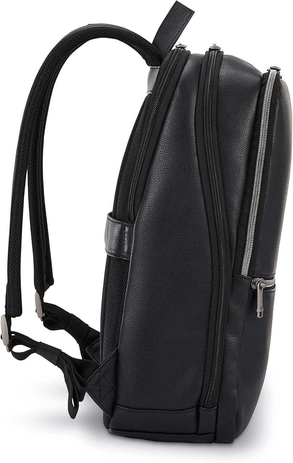 Samsonite Mochila delgada clásica de cuero