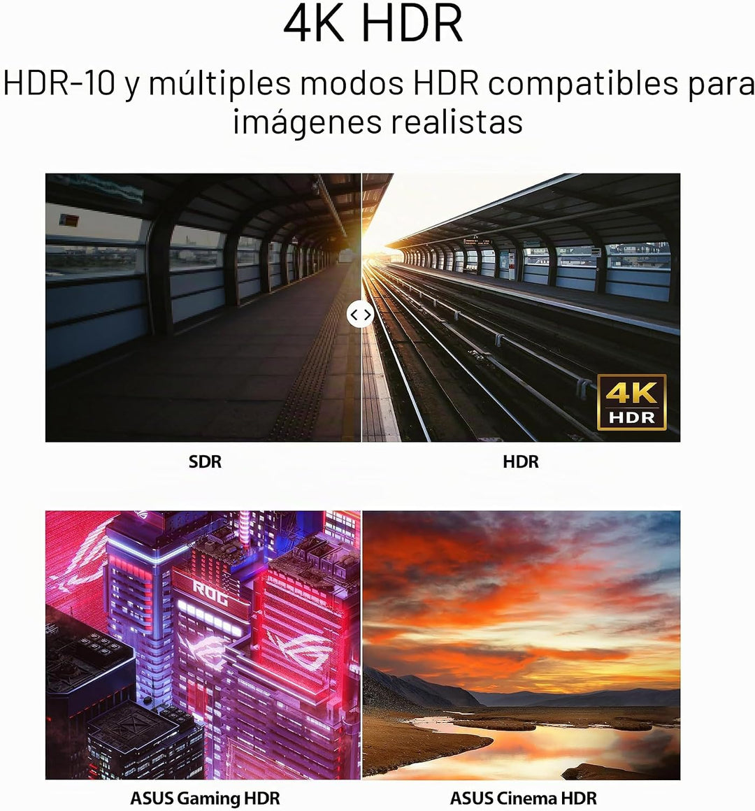ASUS 27\u201D 4K Monitor de cuidado ocular (VY27UQ) - UHD (3840 x 2...