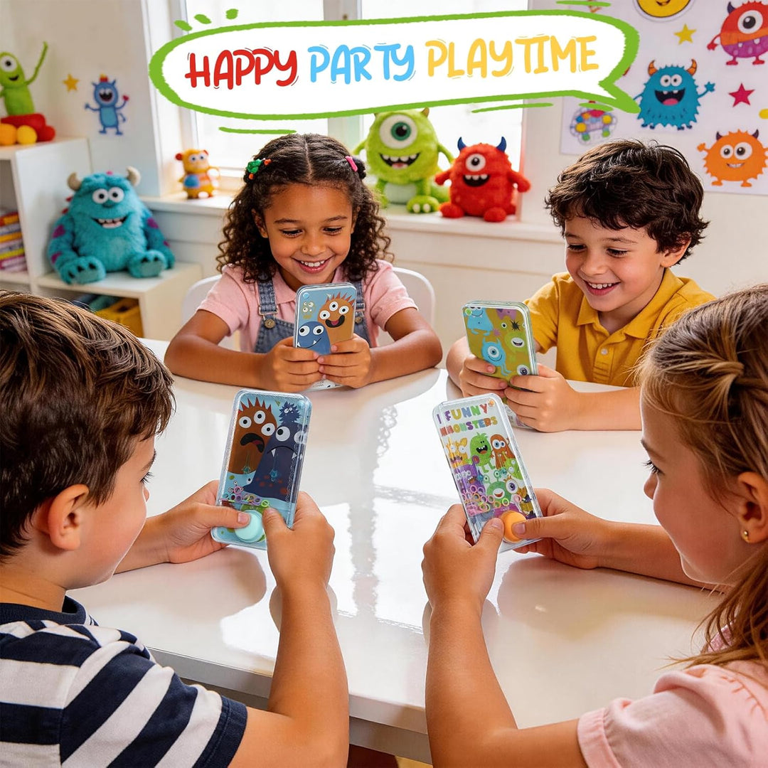 Cleboen Paquete de 12 juegos de agua de mano para niños, juegos de...