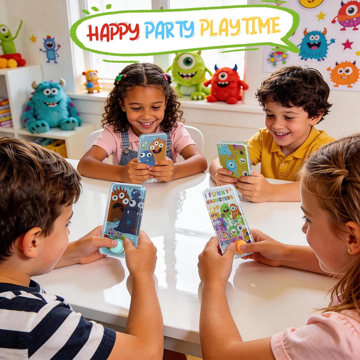 Cleboen Paquete de 12 juegos de agua de mano para niños, juegos de...