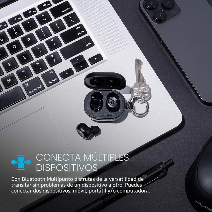 JLab JBuds Mini Auriculares Bluetooth inalámbricos + funda de carga...