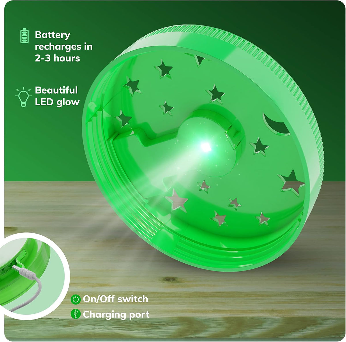 Kit de Terrario Iluminado para Niños - Kit de Ciencia STEM - Juguete Educativo DIY