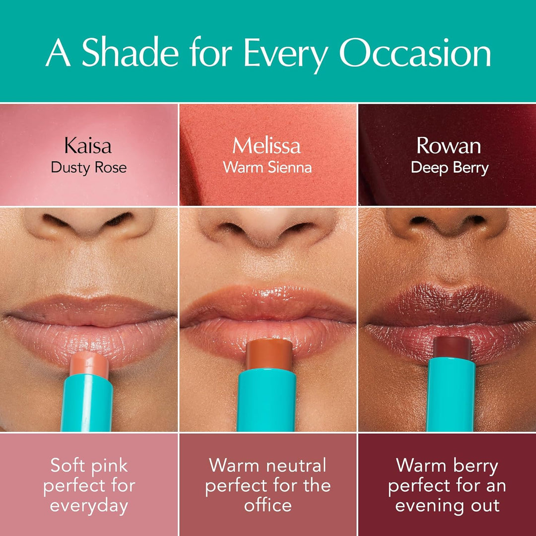 Thrive Causemetics Sheer Strength - Trío de tinte de labios hidrata...