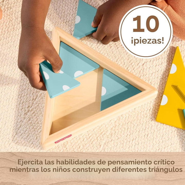 Fisher-Price Rompecabezas de madera Montessori de
