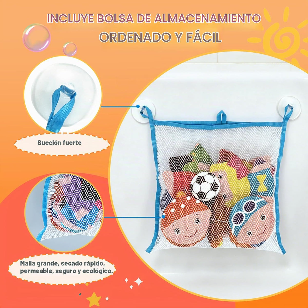Juguetes de baño para bebés de 1 a 3 años, 32 piezas de juguetes