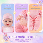 SMILESSKIDDO Juego de muñecas de bebé con moisés grueso ultra suave